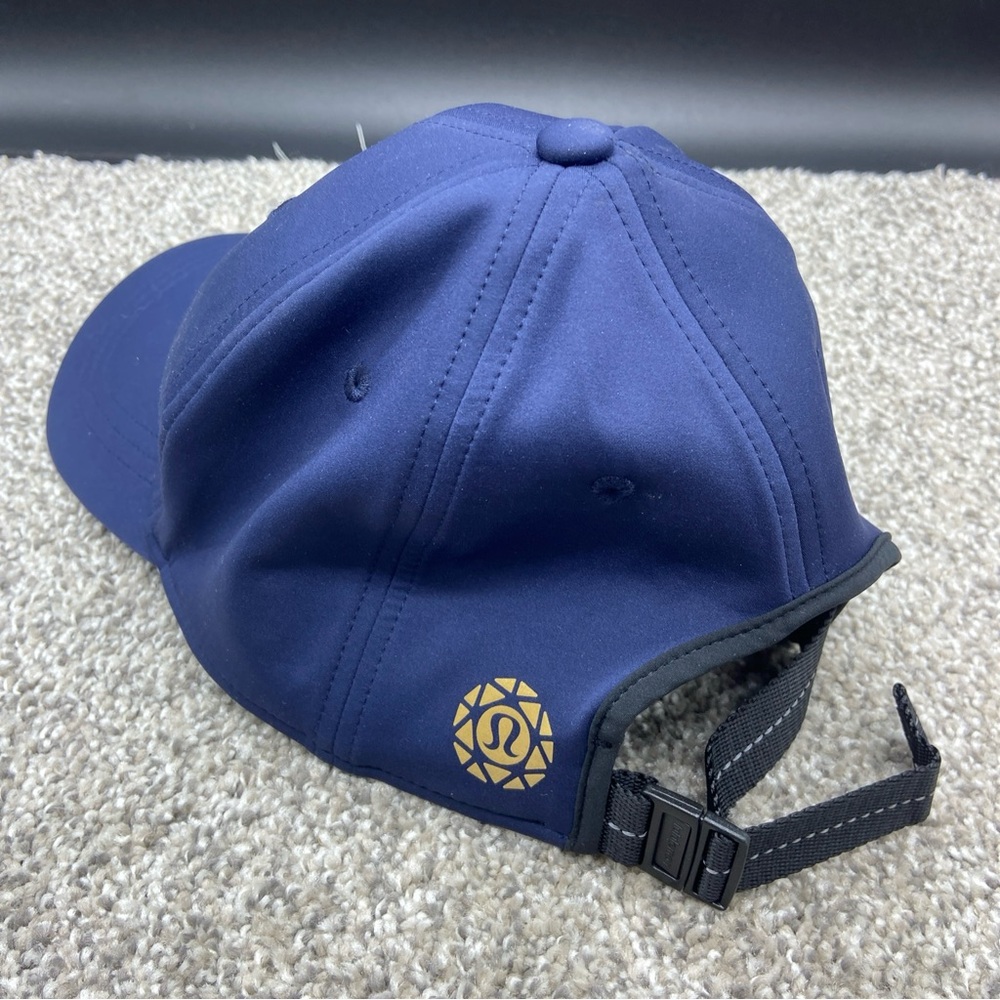 Seawheeze 2016 Lululemon Finishers Runners Hat Cap Run Athletic Blue Strap back